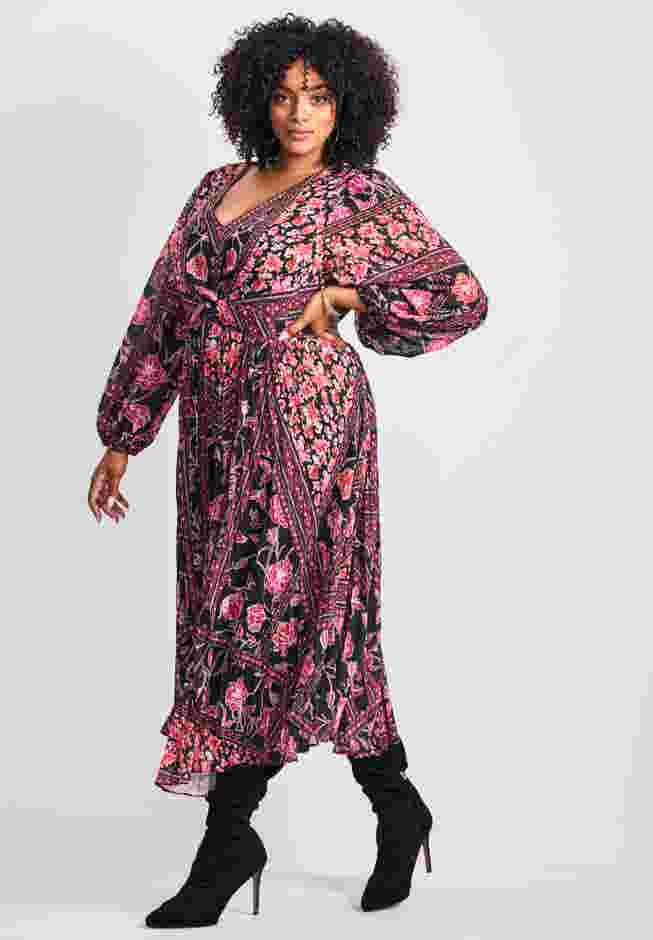 Harmony Twist Front Pleated Dress image number 2