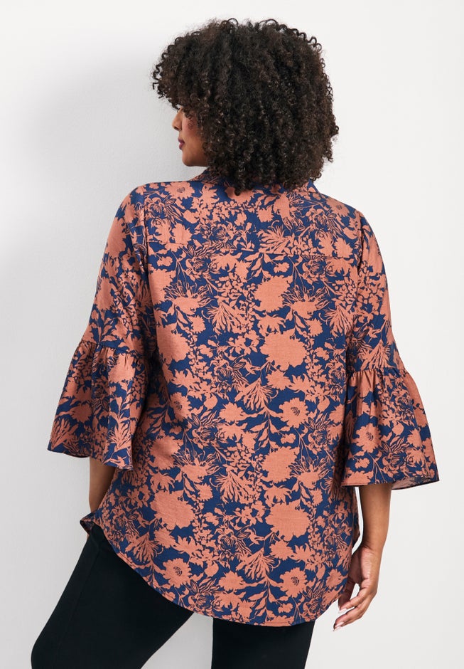 Marianne Ruffle Hem Shirt image number 1