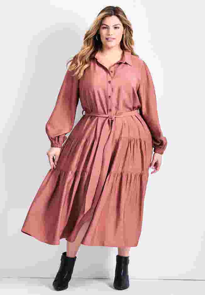 Marianne Tiered Shirtdress image number 0