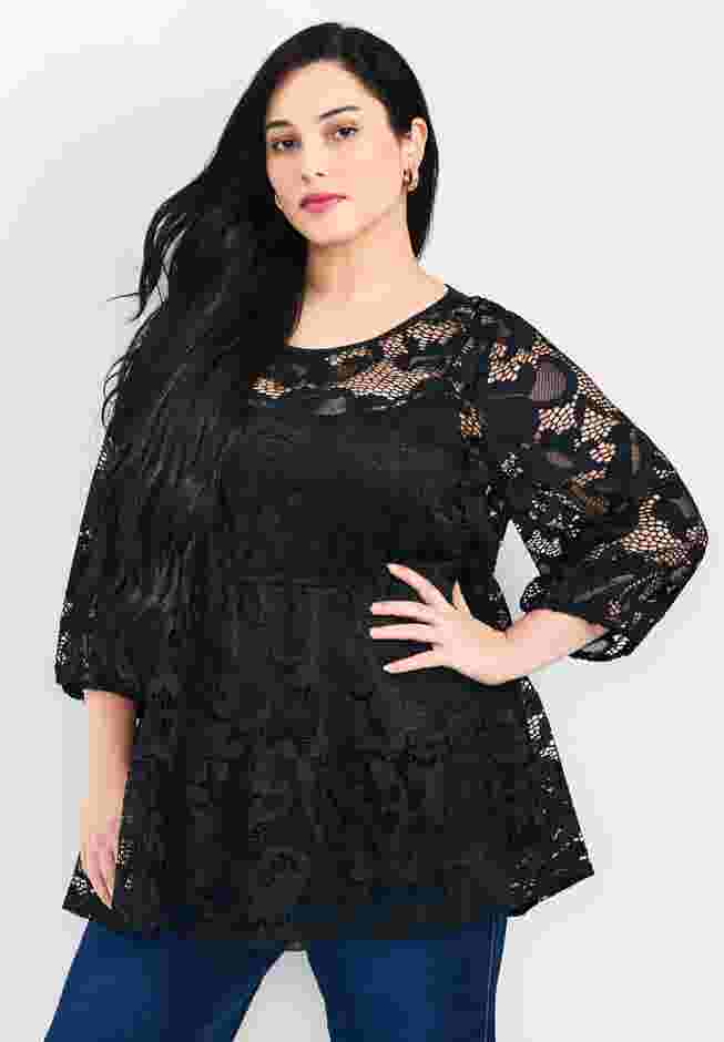 Lucille Lace Tunic image number 2