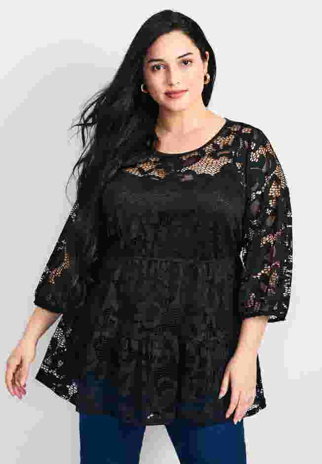 Lucille Lace Tunic image number 0