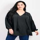 Marcie Lace Yoke Long Sleeve Top image number null