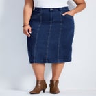 Taylah Denim Skirt image number null