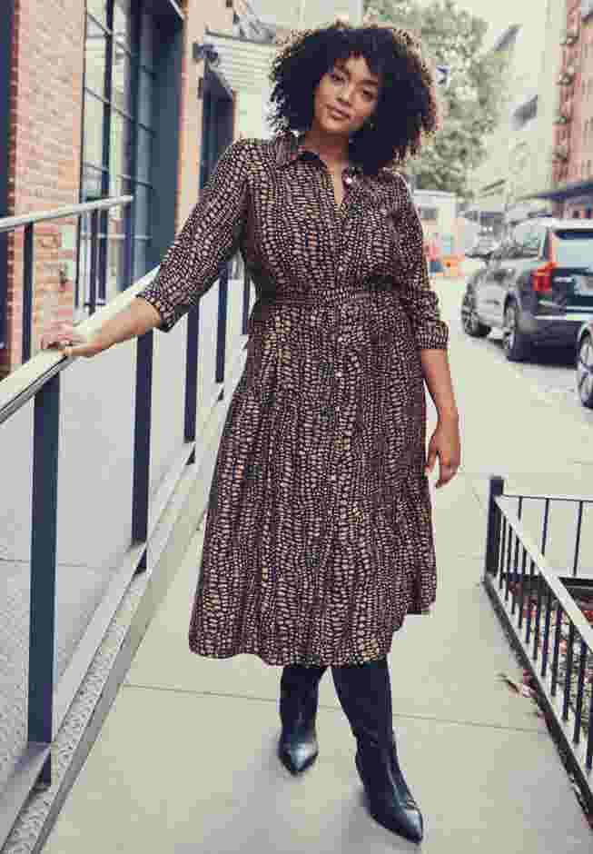 Flora Belted Shirtdress image number 4