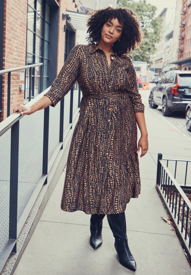 Flora Belted Shirtdress image number 4