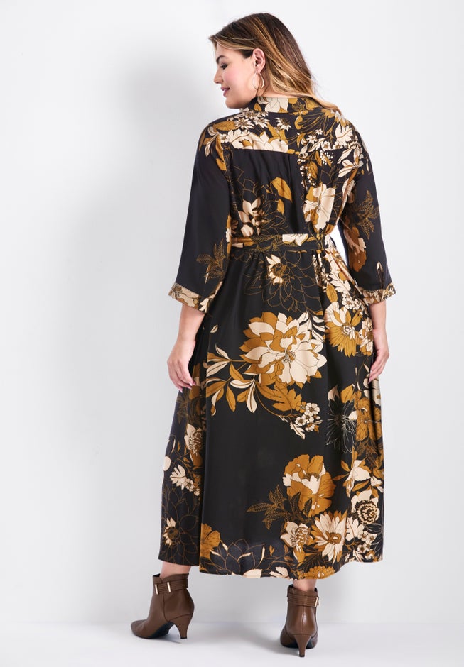 Flora Belted Shirtdress image number 1