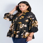 Flora Blouson Tiered Tunic image number null