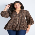 Flora Blouson Tiered Tunic image number null