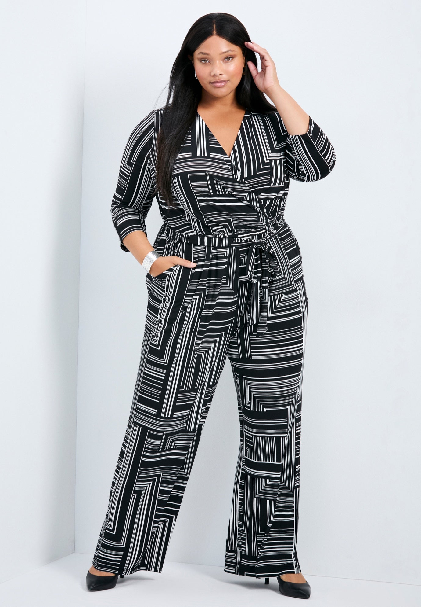 Mara Wrap Front Jumpsuit image number 0
