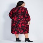 Liana Pleated Blouson Sleeve Dress image number null