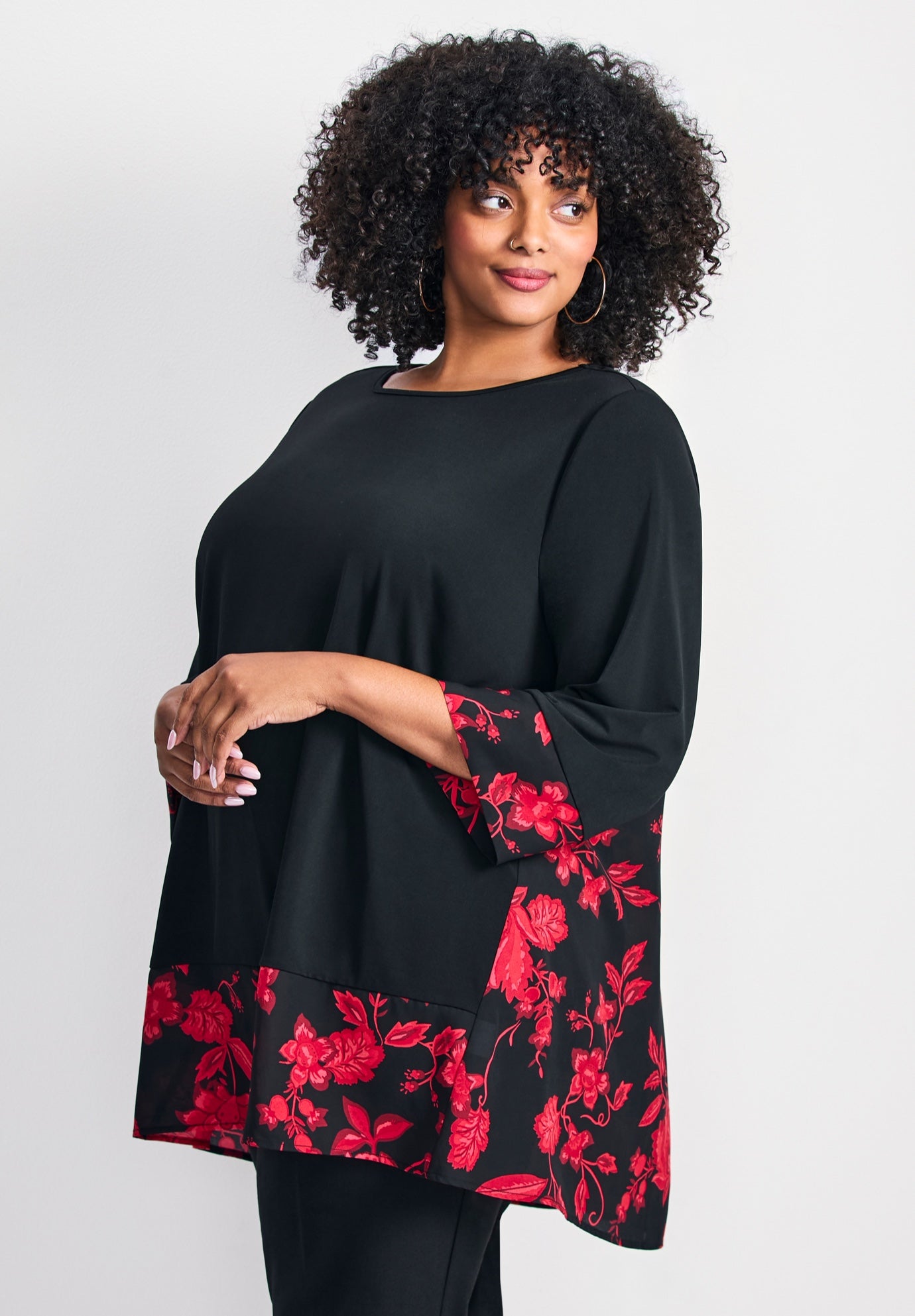 Marion Mixed Media Tunic image number 2