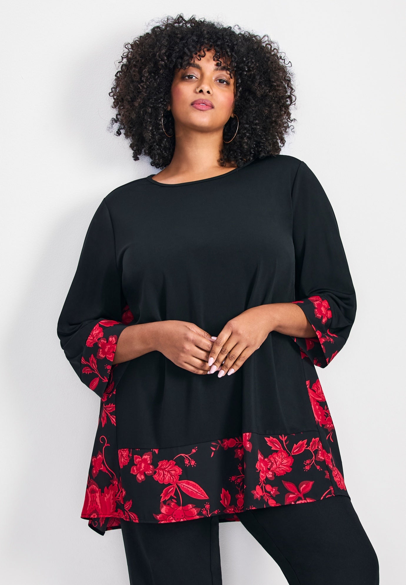 Marion Mixed Media Tunic image number 0