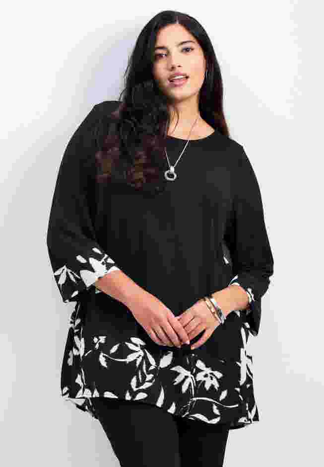 Marion Mixed Media Tunic image number 0