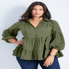 Amari Tiered Tunic Shirt image number null