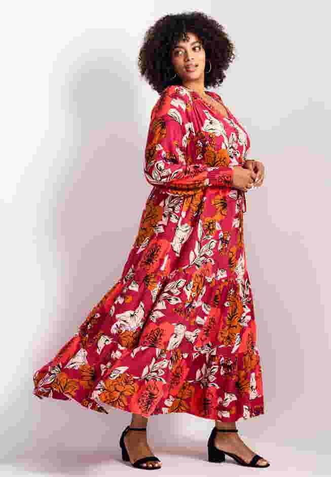 Second Nature Blouson Sleeve Maxi Dress image number 2
