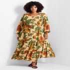 Second Nature Blouson Sleeve Maxi Dress image number null