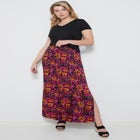 Knit Maxi Skirt image number null