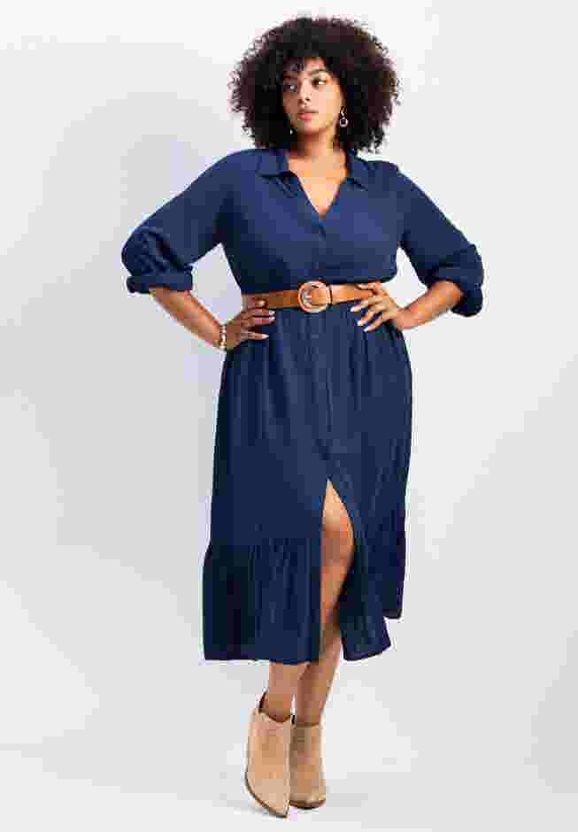 Averie Shirtdress with Belt image number 0
