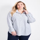 Karolina Stripe Poplin Shirt image number null