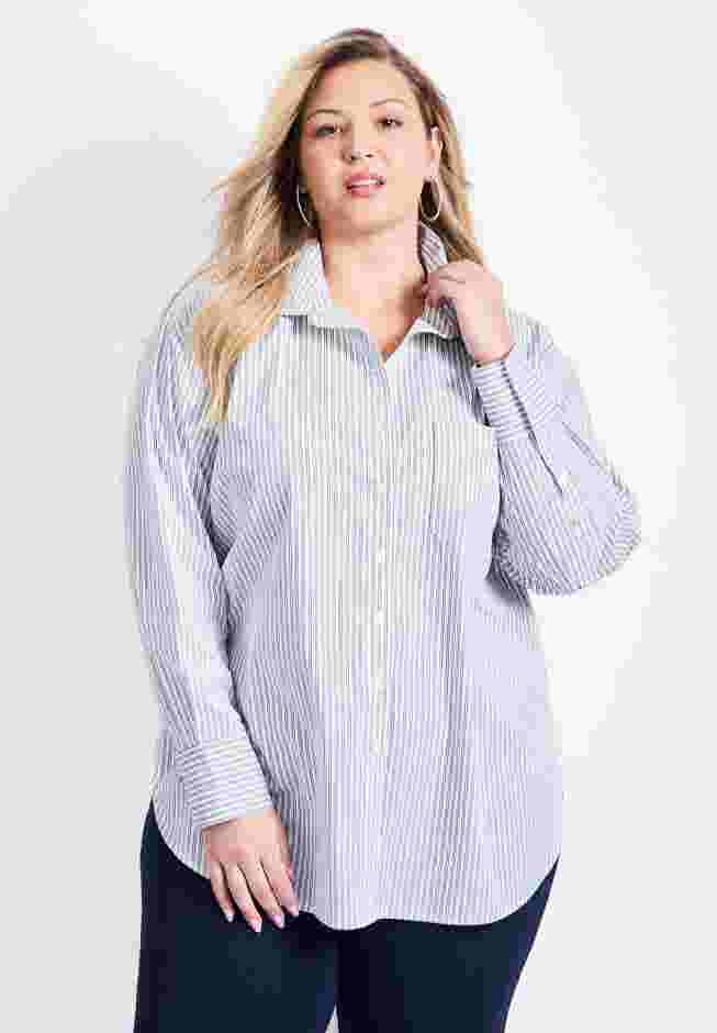 Karolina Stripe Poplin Shirt image number 0