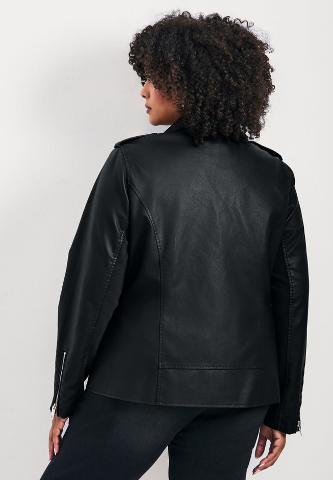 Jane Vegan Leather Jacket image number 1