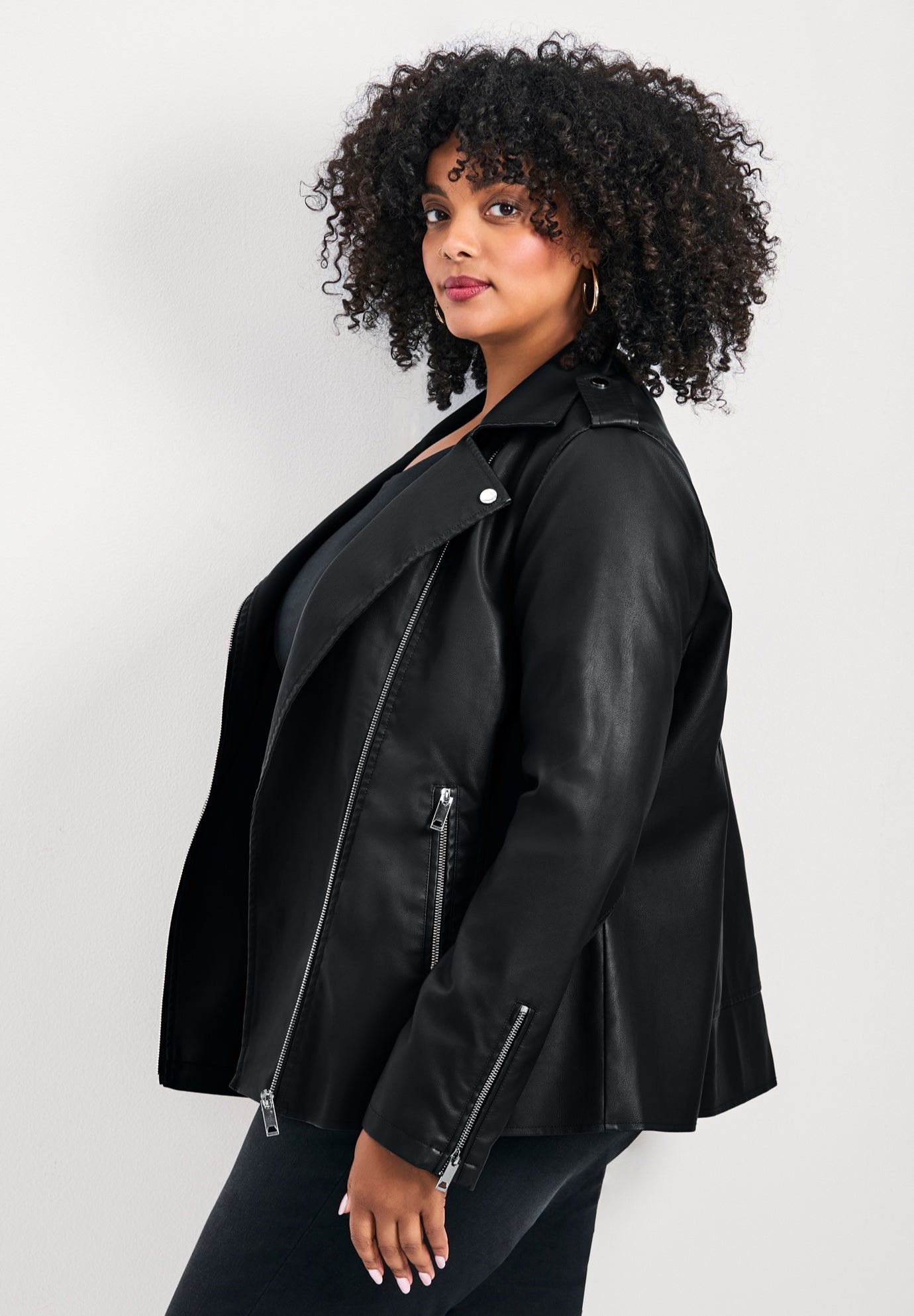 Jane Vegan Leather Jacket image number 2