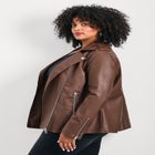 Jane Vegan Leather Jacket image number null