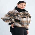 Joss Plaid Cropped Jacket image number null