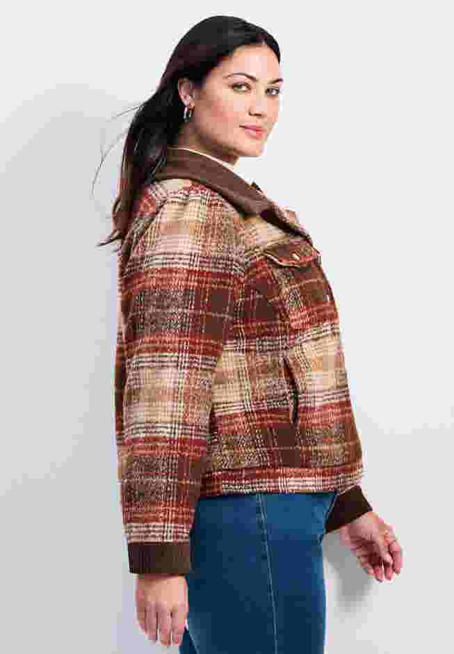 Joss Plaid Cropped Jacket image number 2