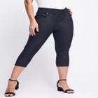 Comfort Waist Stretch Denim Capris image number null
