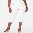 Comfort Waist Stretch Denim Capris image number null