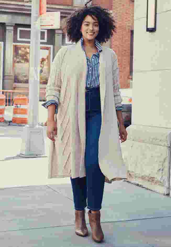 Paris Longline Cable Cardi image number 3