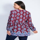 Mara Blouson Sleeve Tunic image number null