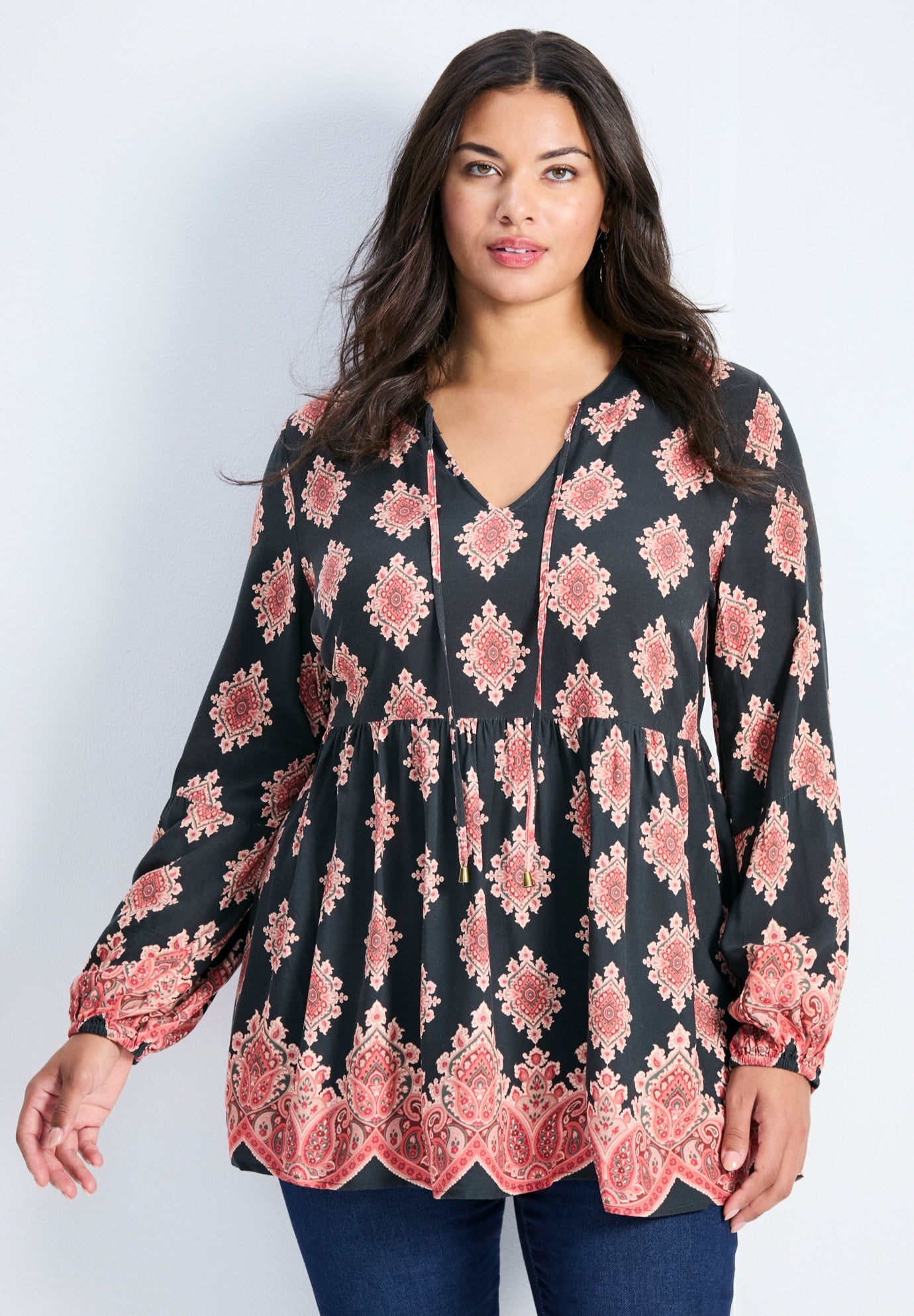Mara Blouson Sleeve Tunic image number 0