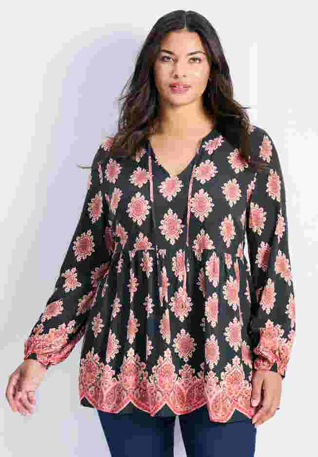 Mara Blouson Sleeve Tunic image number 0