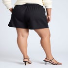 Easy Pull On Linen Blend Short image number null