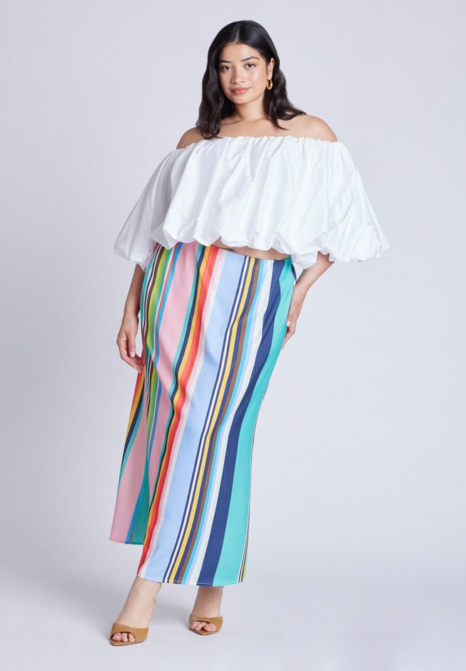 Satin Maxi Skirt image number 1