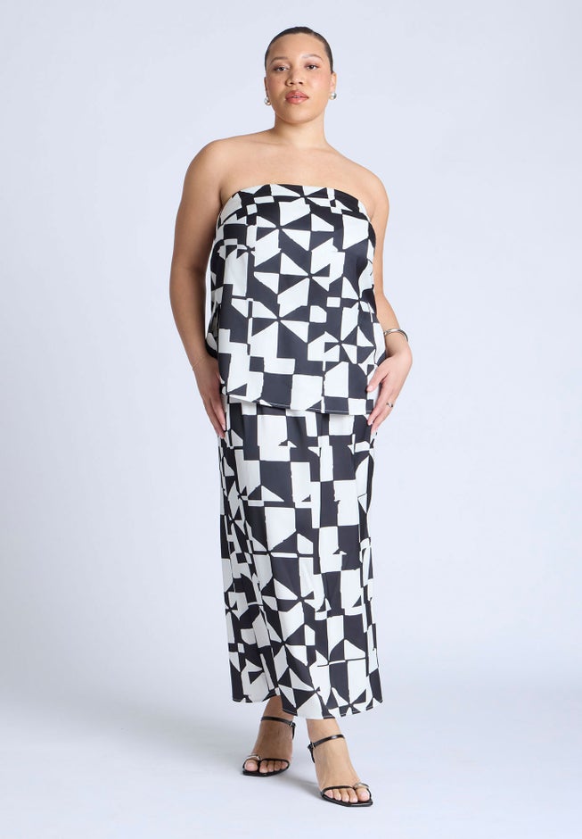 Satin Maxi Skirt image number 0