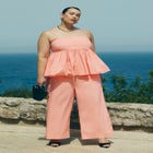 Wide Leg Cotton Pant image number null