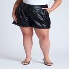 Faux Leather Short image number null
