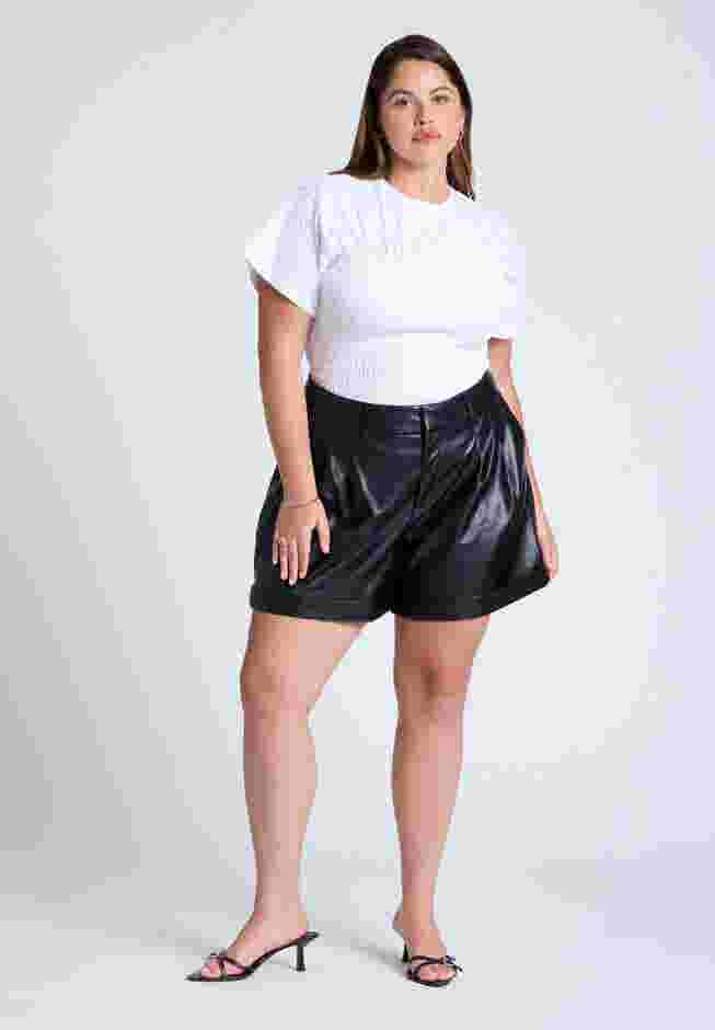 Faux Leather Short image number 0