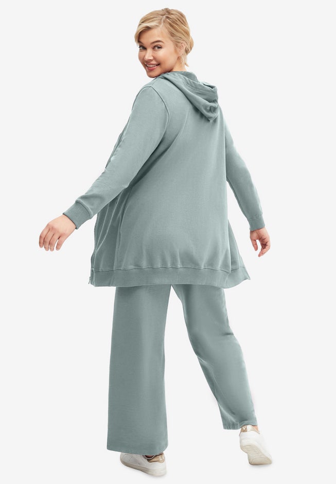 Wide Leg French Terry Sweatpant image number 1