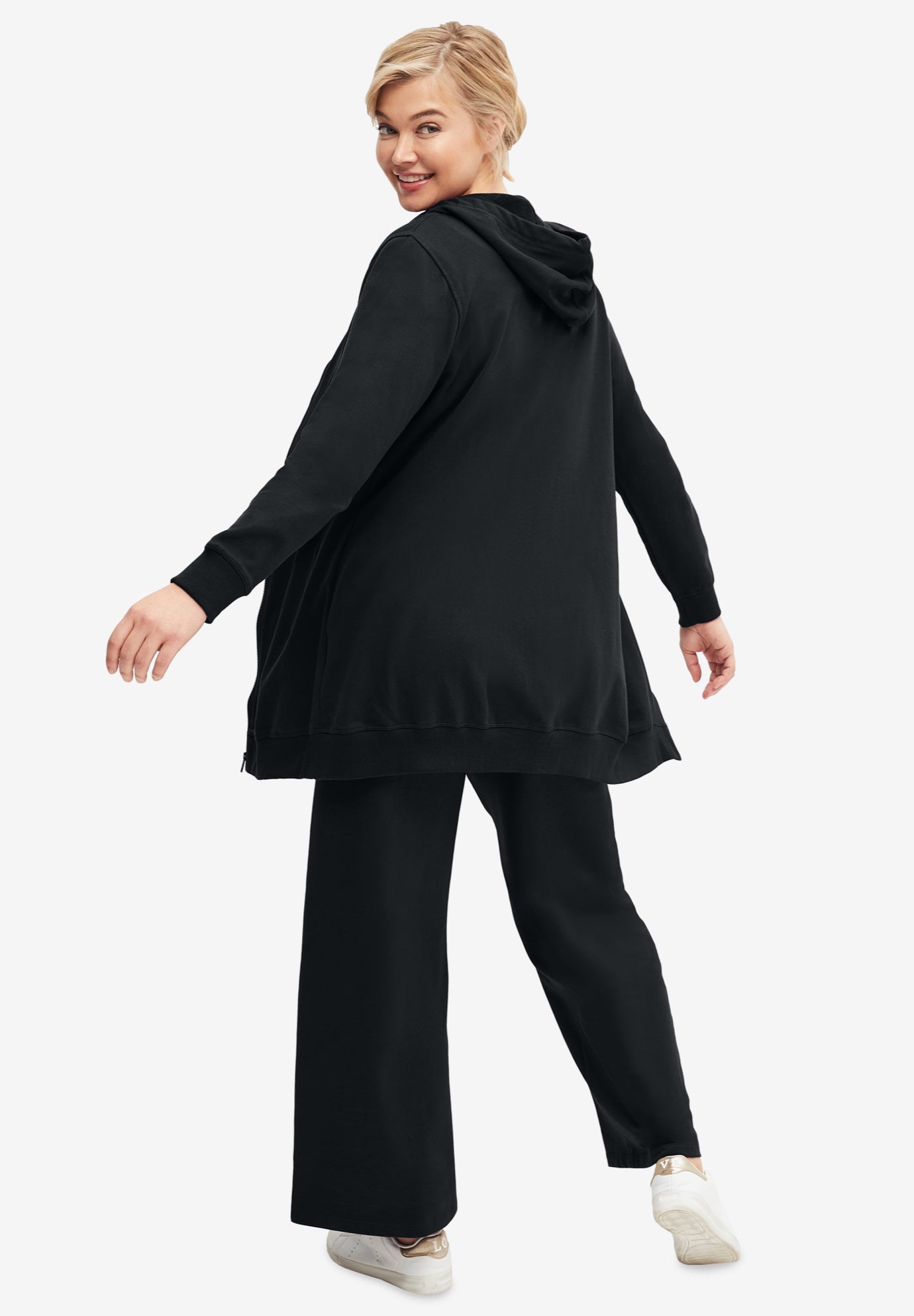 Wide Leg French Terry Sweatpant image number 1