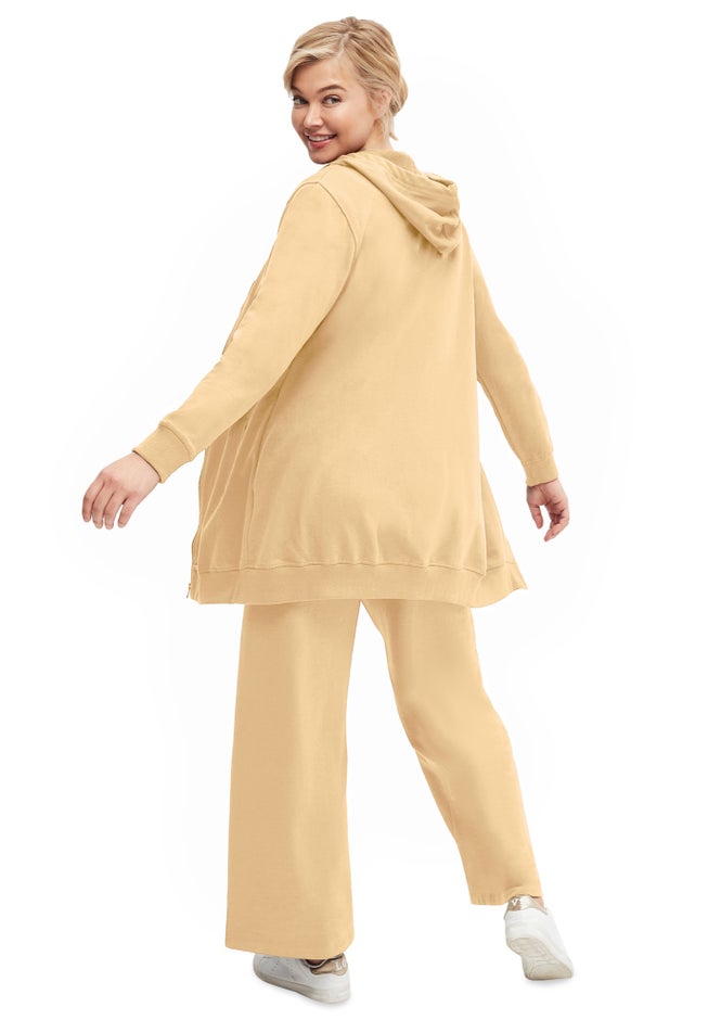 Wide Leg French Terry Sweatpant image number 1