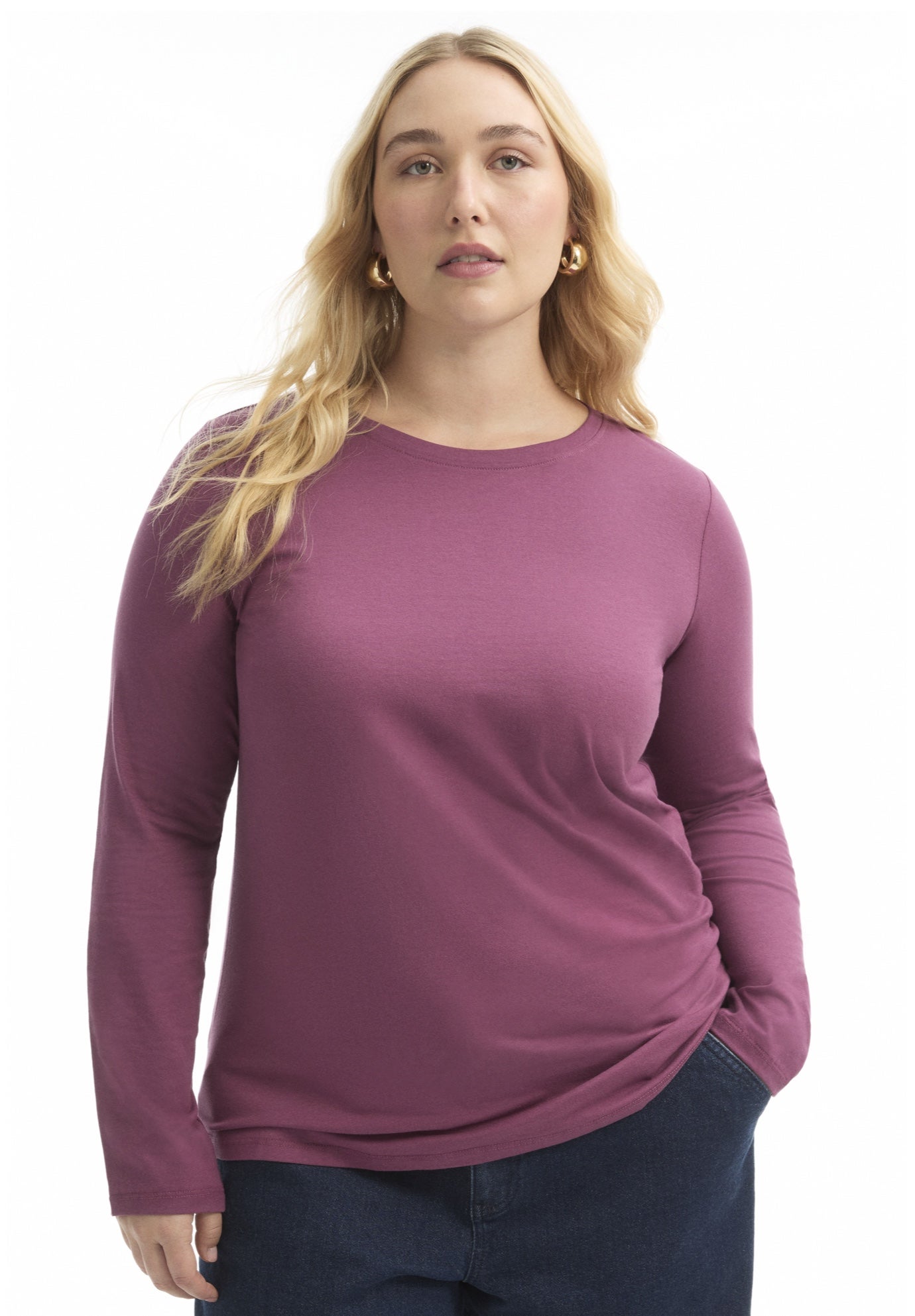 Long-Sleeve Crewneck One + Only Tee image number 0