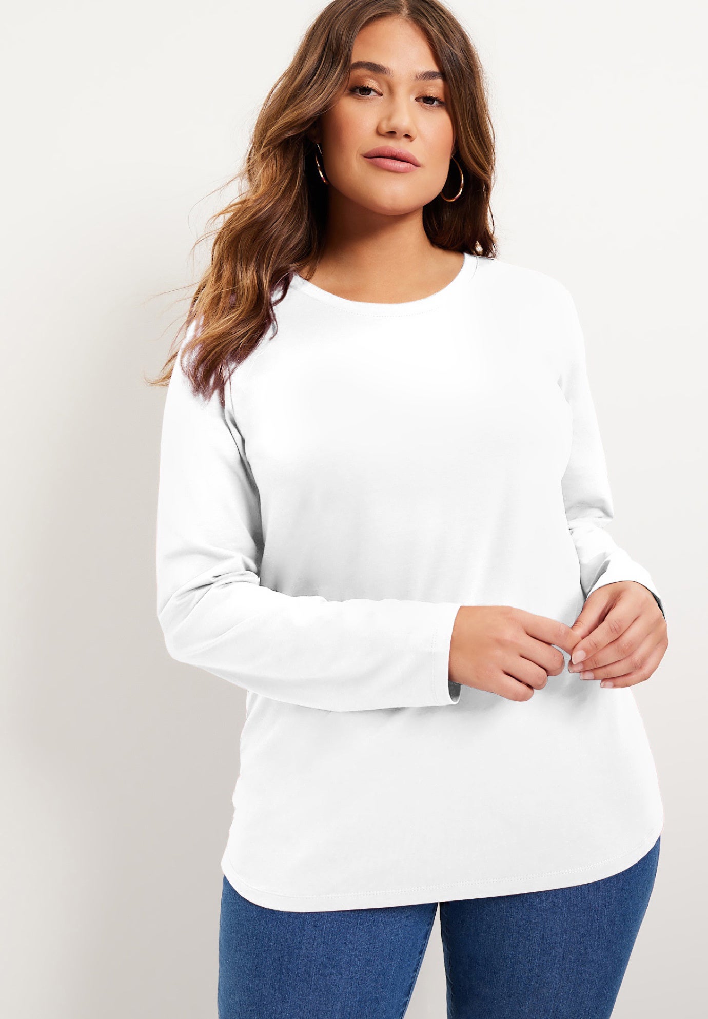 Long-Sleeve Crewneck One + Only Tee image number 0