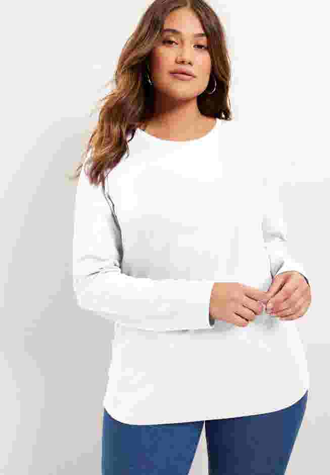 Long-Sleeve Crewneck One + Only Tee image number 0