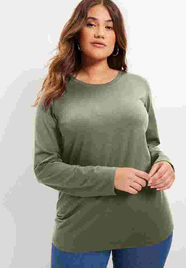 Long-Sleeve Crewneck One + Only Tee image number 0