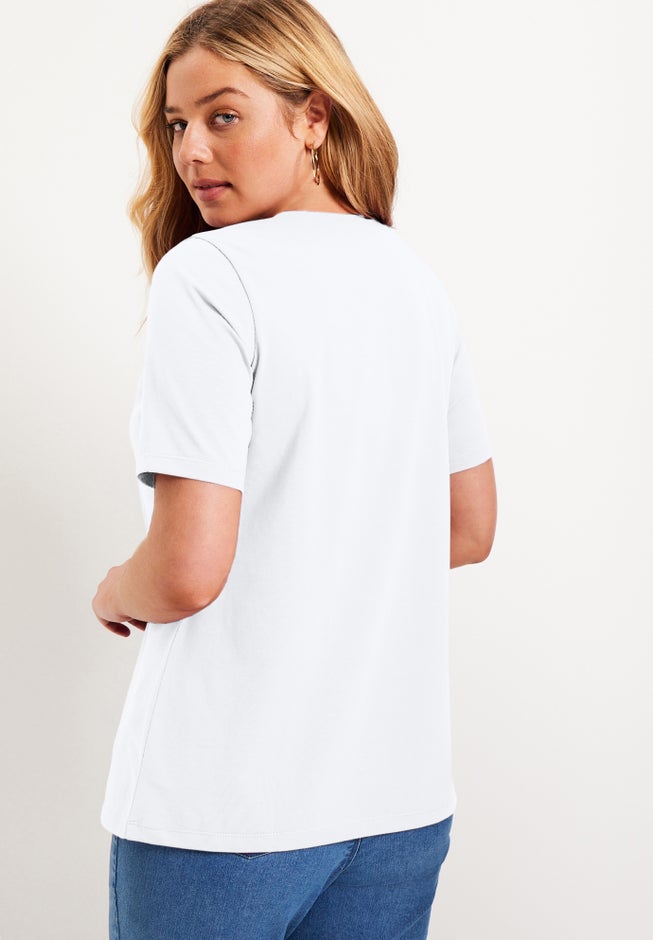 Short-Sleeve Crewneck One + Only Tee image number 3