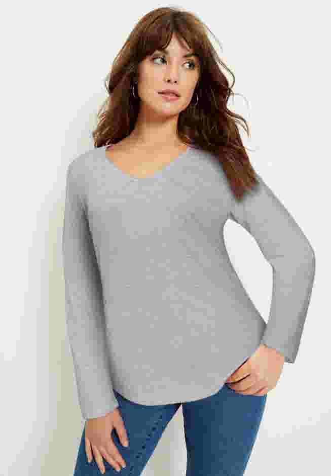 Long-Sleeve V-Neck One + Only Tee image number 0
